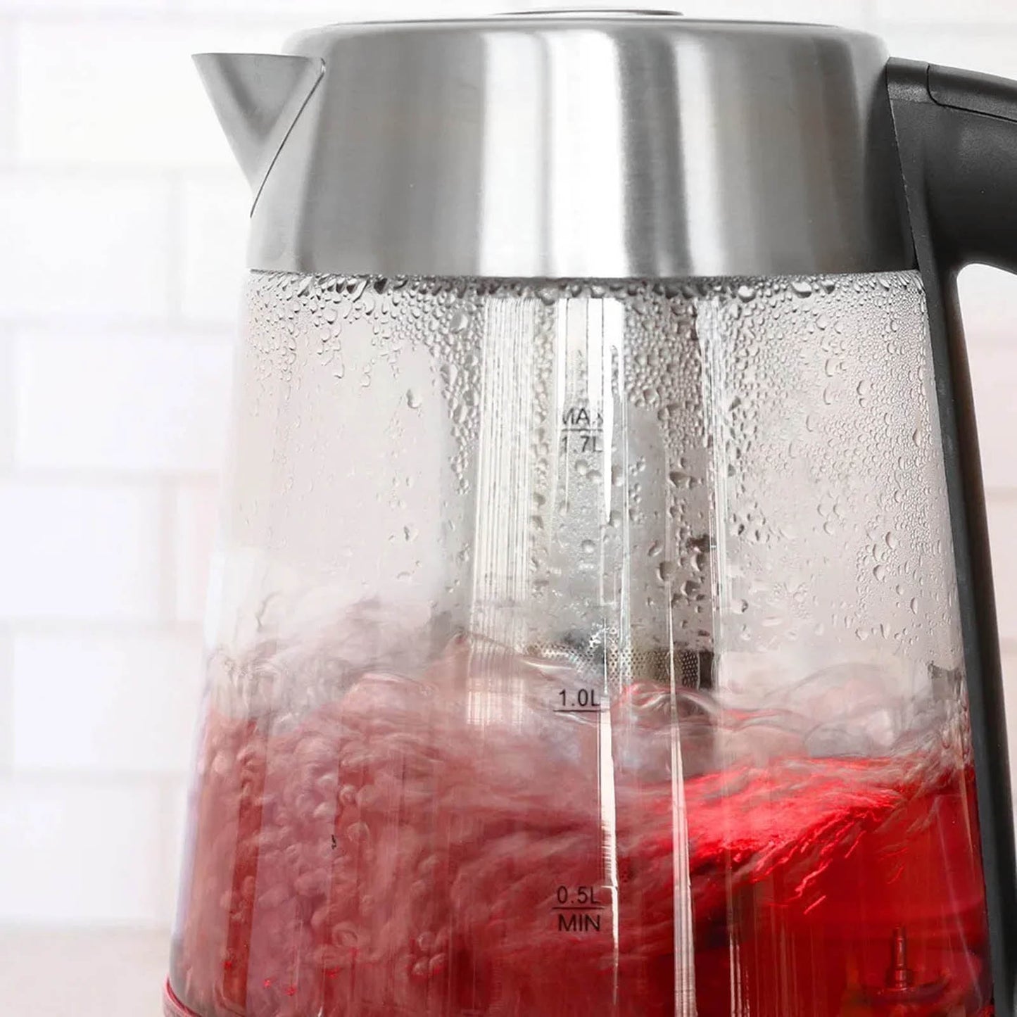 Jarra Eléctrica Masterchef 1.7 Litros Heat-Select Acero MK-K-2SP