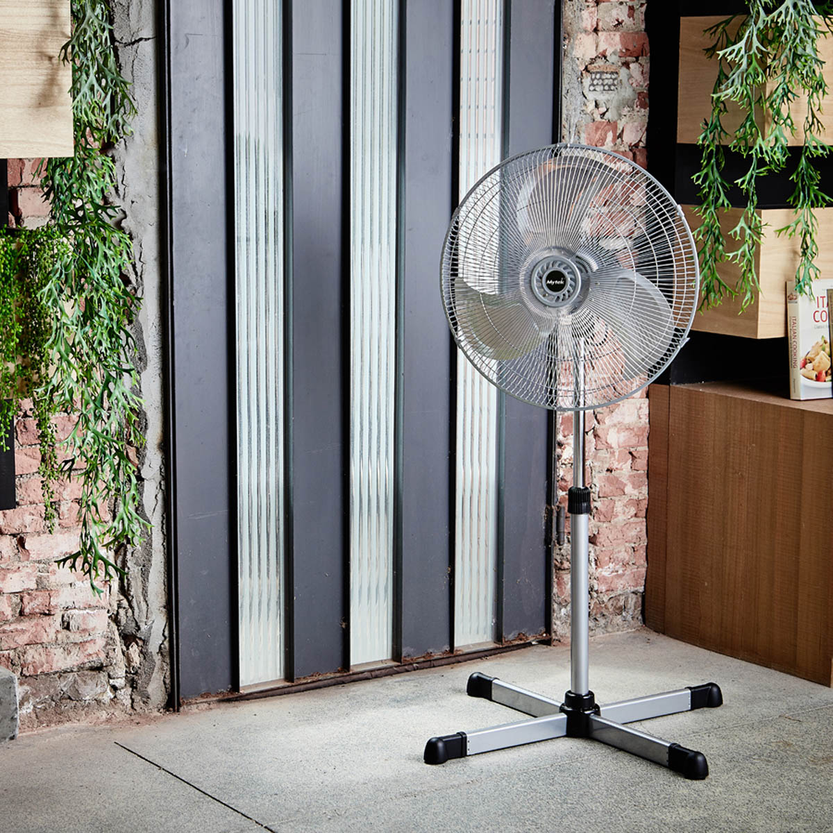 Ventilador de Pedestal Mytek 20 Pulgadas Gris 3328