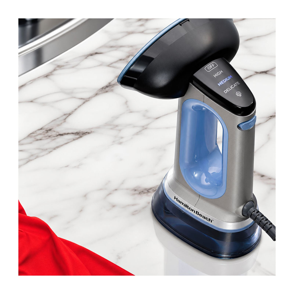 Plancha Vaporizador Hamilton Beach Azul 11559