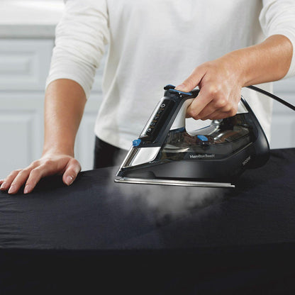 Plancha de Vapor Hamilton Beach FabricIQ Negra 14950