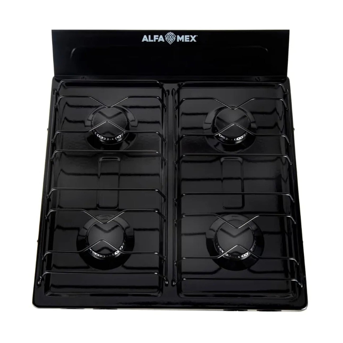 Parrilla de Gas con Gabinete Alfamex 4 Quemadores Negra 211