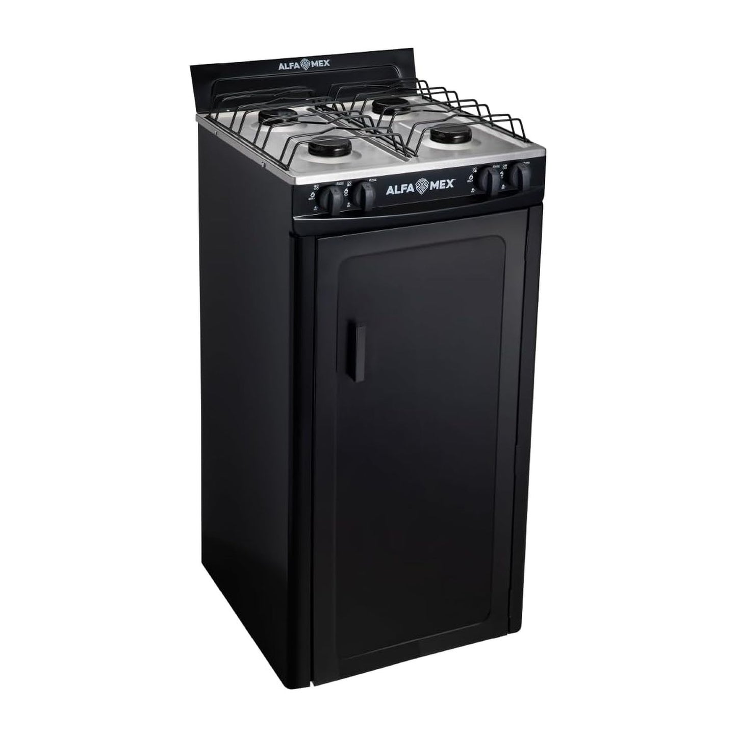 Parrilla de Gas con Gabinete Alfamex 4 Quemadores Negra 212