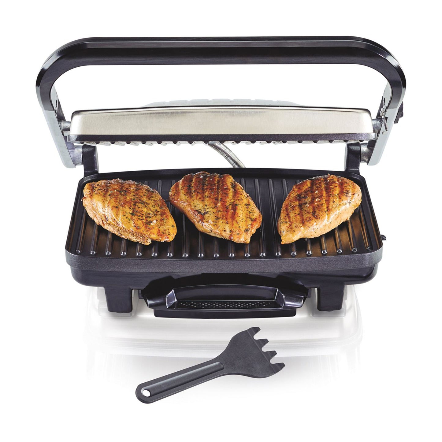 Parrilla Prensa Hamilton Beach Gris 25410