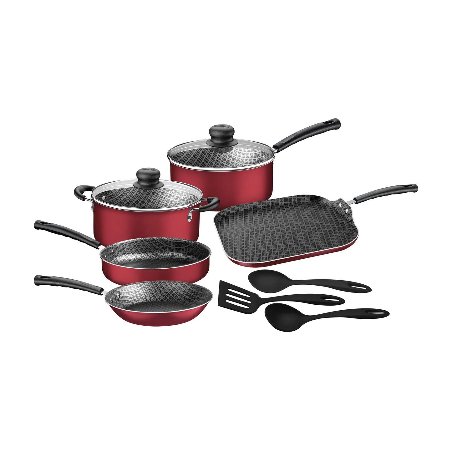 Batería de Cocina Tramontina Primaone 10 Piezas Roja 27899329
