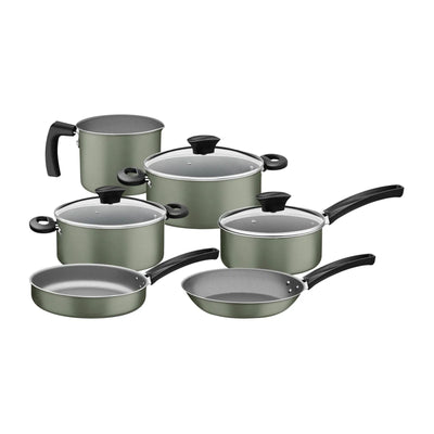 Batería de Cocina Tramontina Michigan 9 Piezas Verde 27899571