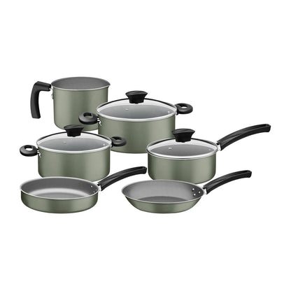 Batería de Cocina Tramontina Michigan 9 Piezas Verde 27899571