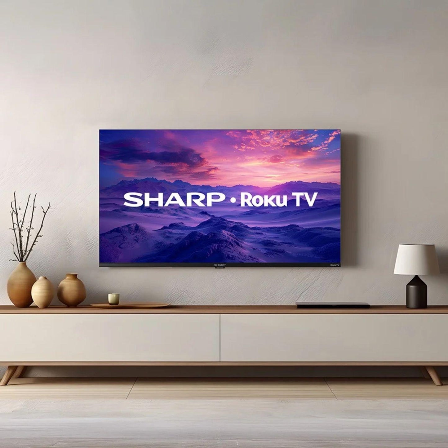 Televisión Pantalla 40 Pulgadas Sharp Roku TV FHD 2T-C40GF2320U
