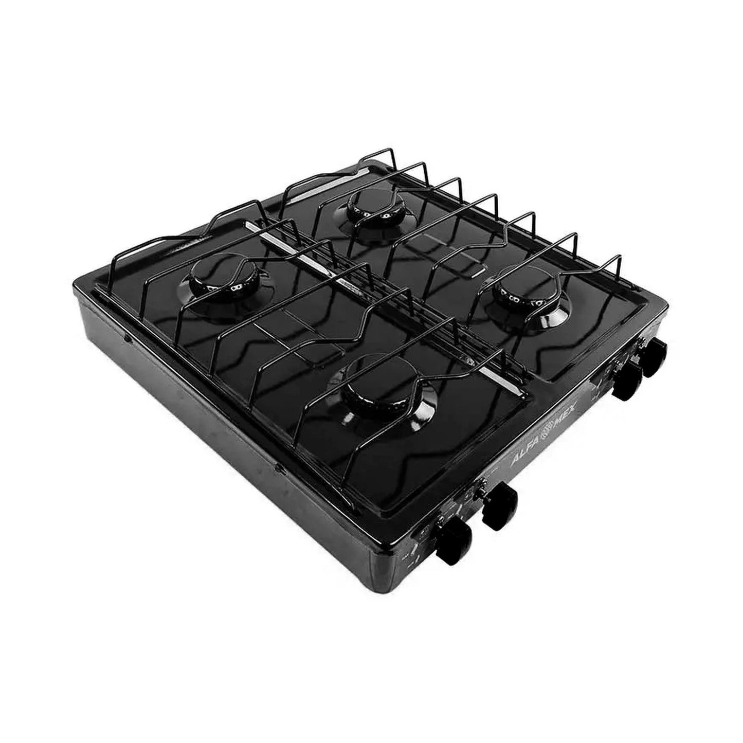 Parrilla de Gas Alfamex 4 Quemadores Negra 311