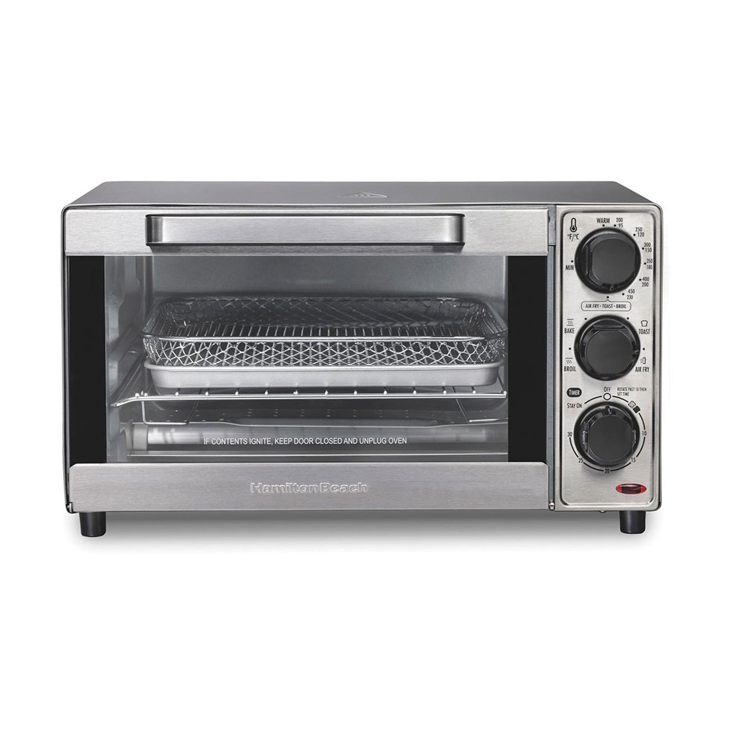 Horno Eléctrico con Freidora de Aire Hamilton Beach Sure-Crisp Gris 31403J