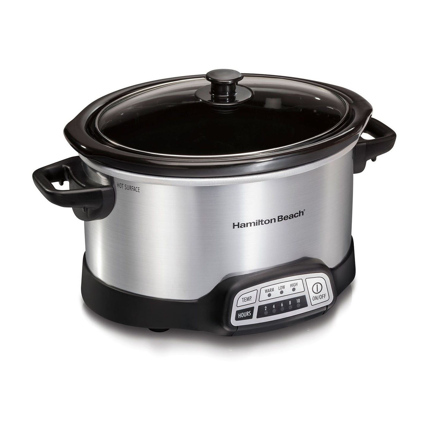 Olla de Cocción Lenta Hamilton Beach 3.8 Litros Programable Gris 33443