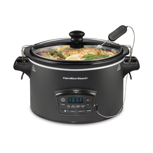 Olla de Cocción Lenta Hamilton Beach Defrost & Go 5.7 Litros 33962
