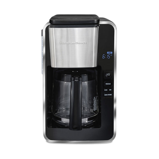 Cafetera Programable Hamilton Beach FrontFill 12 Tazas Negra 46321