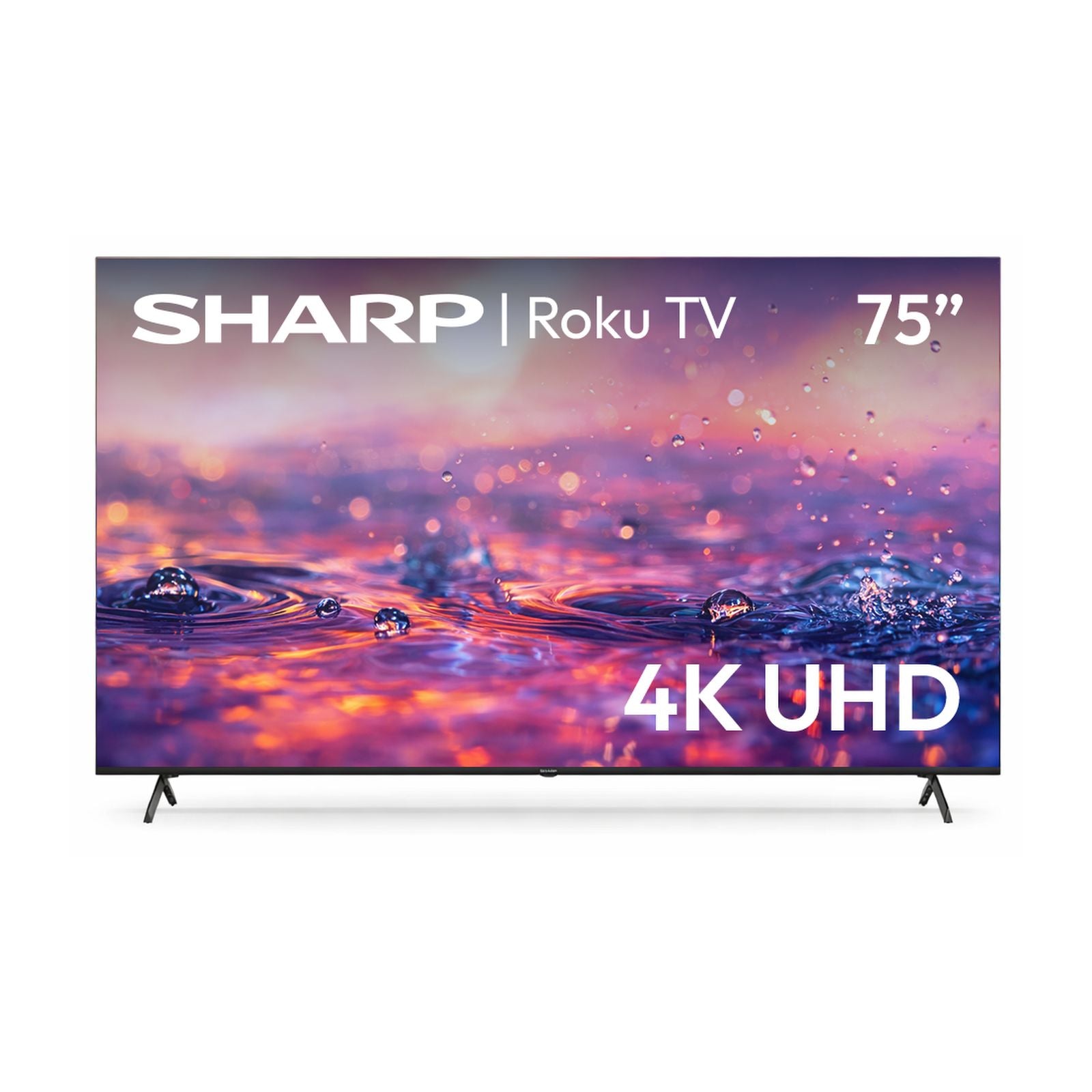 Pantalla 75 Pulgadas Sharp Roku TV QLED 4K UHD 4TC75HM6320U – Mega Audio