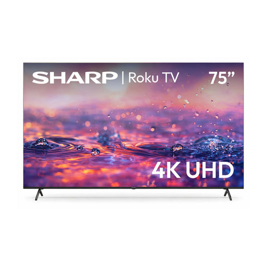 Televisión Pantalla 75 Pulgadas Sharp Roku TV QLED 4K UHD 4TC75HM6320U
