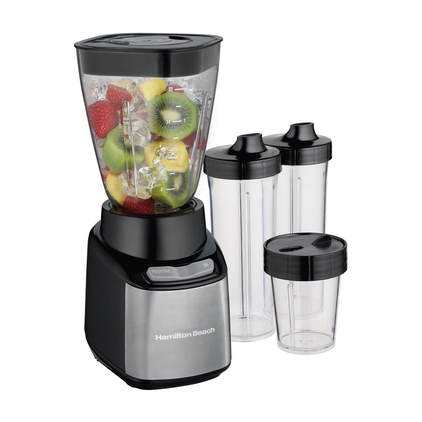 Licuadora Hamilton Beach Stay or Go Vaso de Plástico 946ml Negra 52400