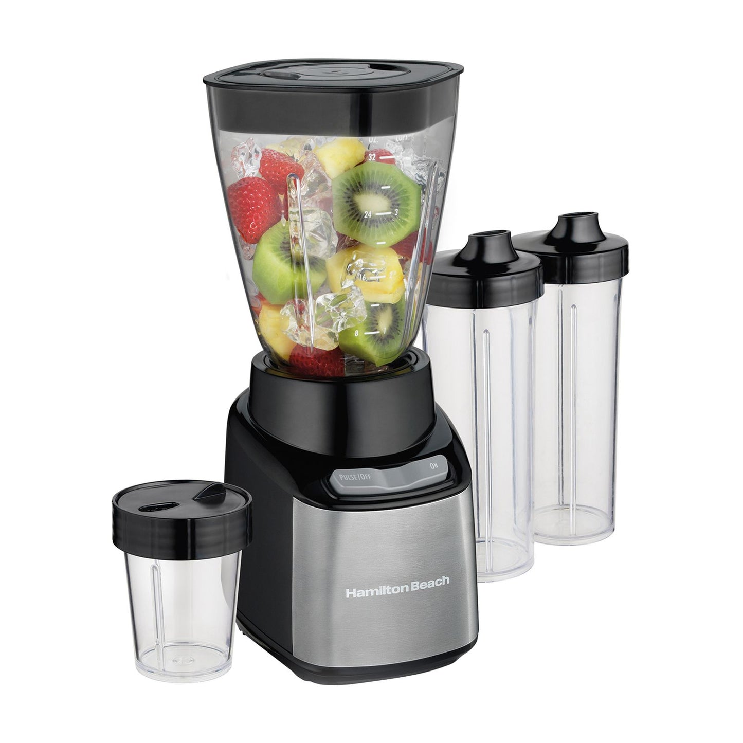 Licuadora Hamilton Beach Stay or Go Vaso de Plástico 946ml Negra 52400