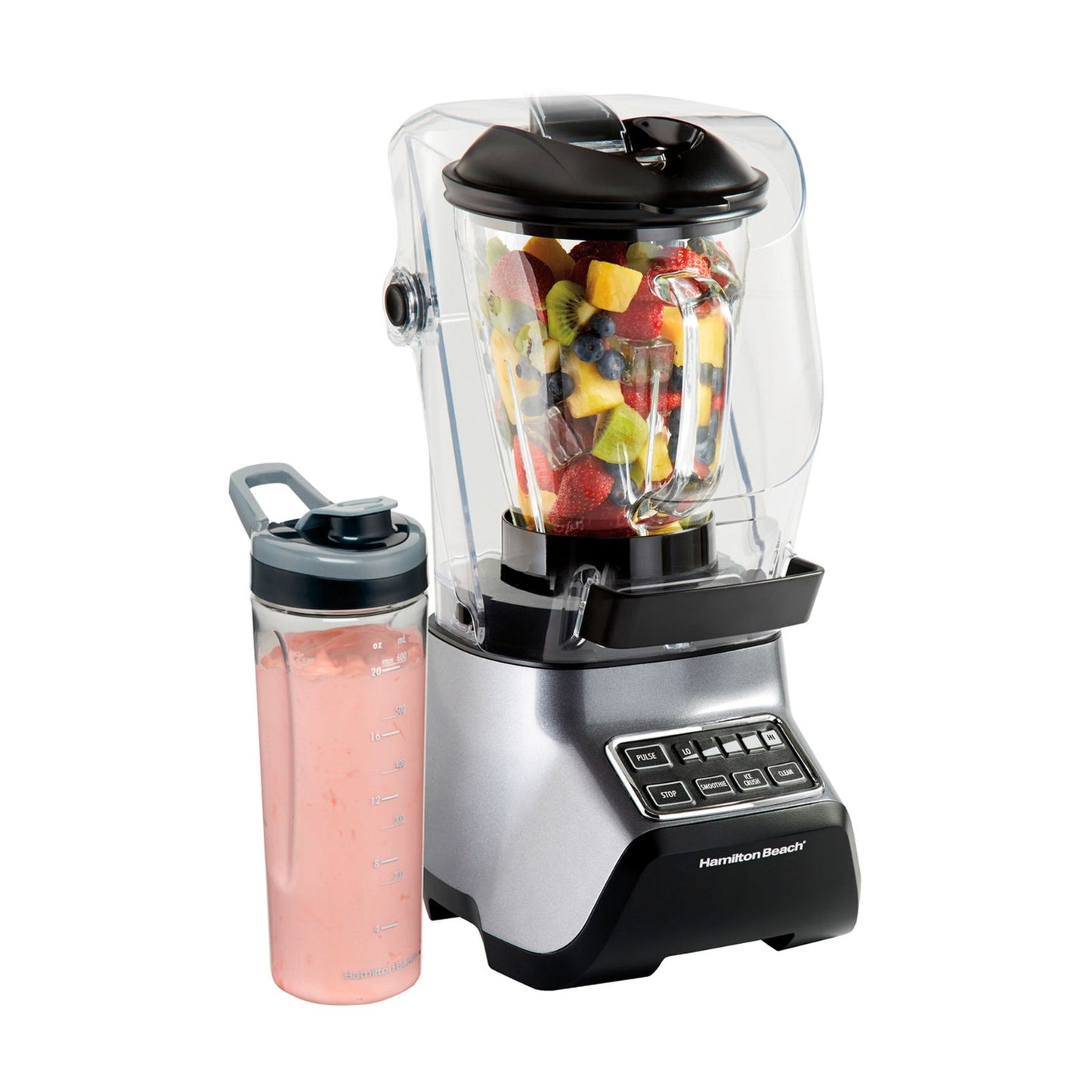 Licuadora Hamilton Beach Sound Shield Vaso de Vidrio 1.5 Litros Gris 53602
