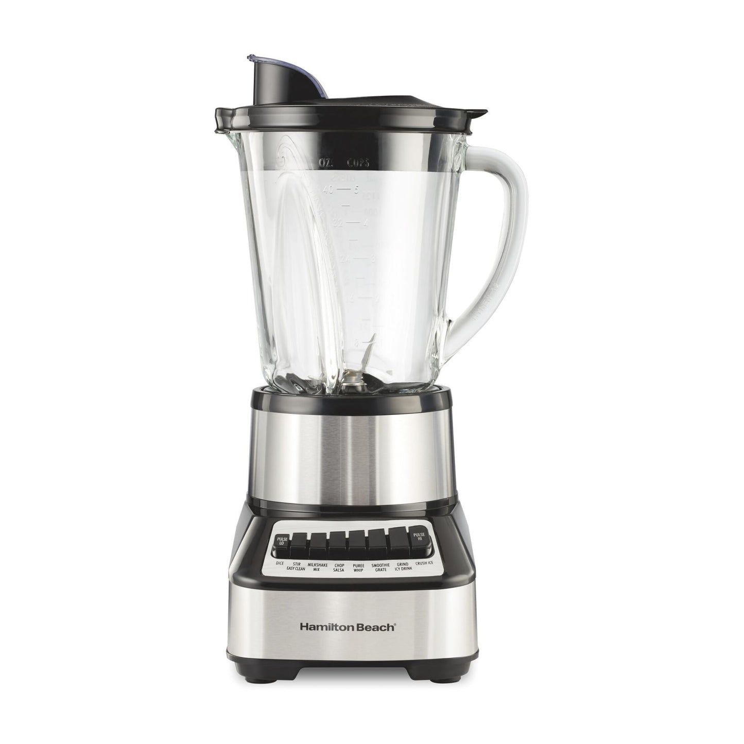 Licuadora Hamilton Beach Wave Crusher Vaso de Vidrio 1.25 Litros Gris 54221G