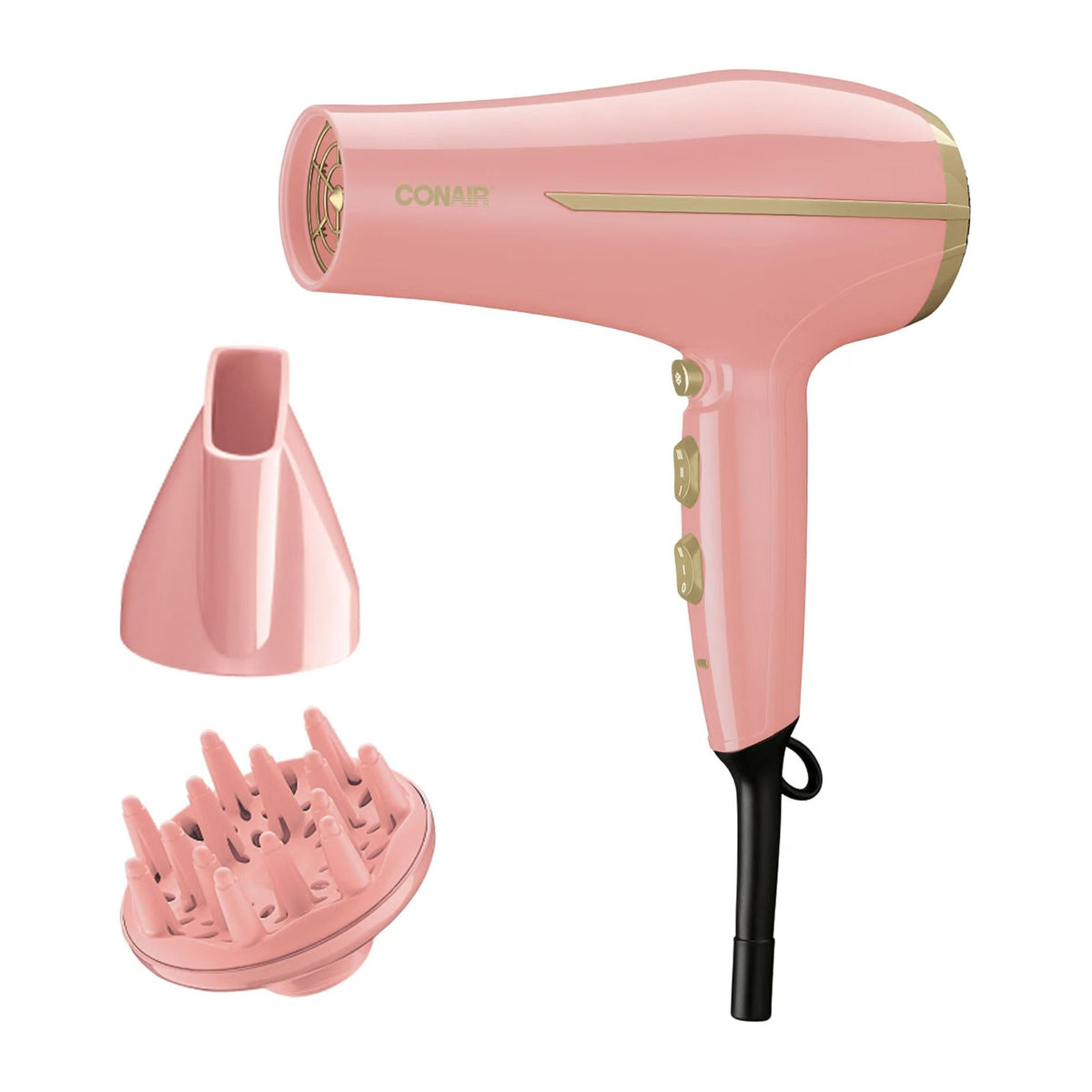 Secadora de Pelo Conair con Turmalina y Aloe Vera Rosa 5558ES