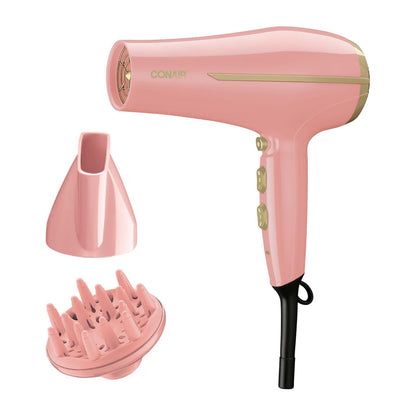 Secadora de Pelo Conair con Turmalina y Aloe Vera Rosa 5558ES