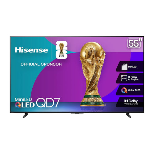 Televisión Pantalla 55 Pulgadas Hisense Fire TV QLED 4K UHD 55QD7QFM