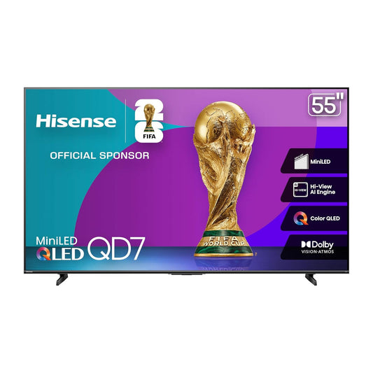 Televisión Pantalla 55 Pulgadas Hisense Fire TV QLED 4K UHD 55QD7QFM