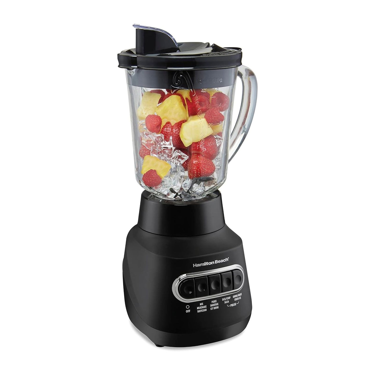 Licuadora Hamilton Beach Vaso de Vidrio 1.2 Litros Negra 58175J