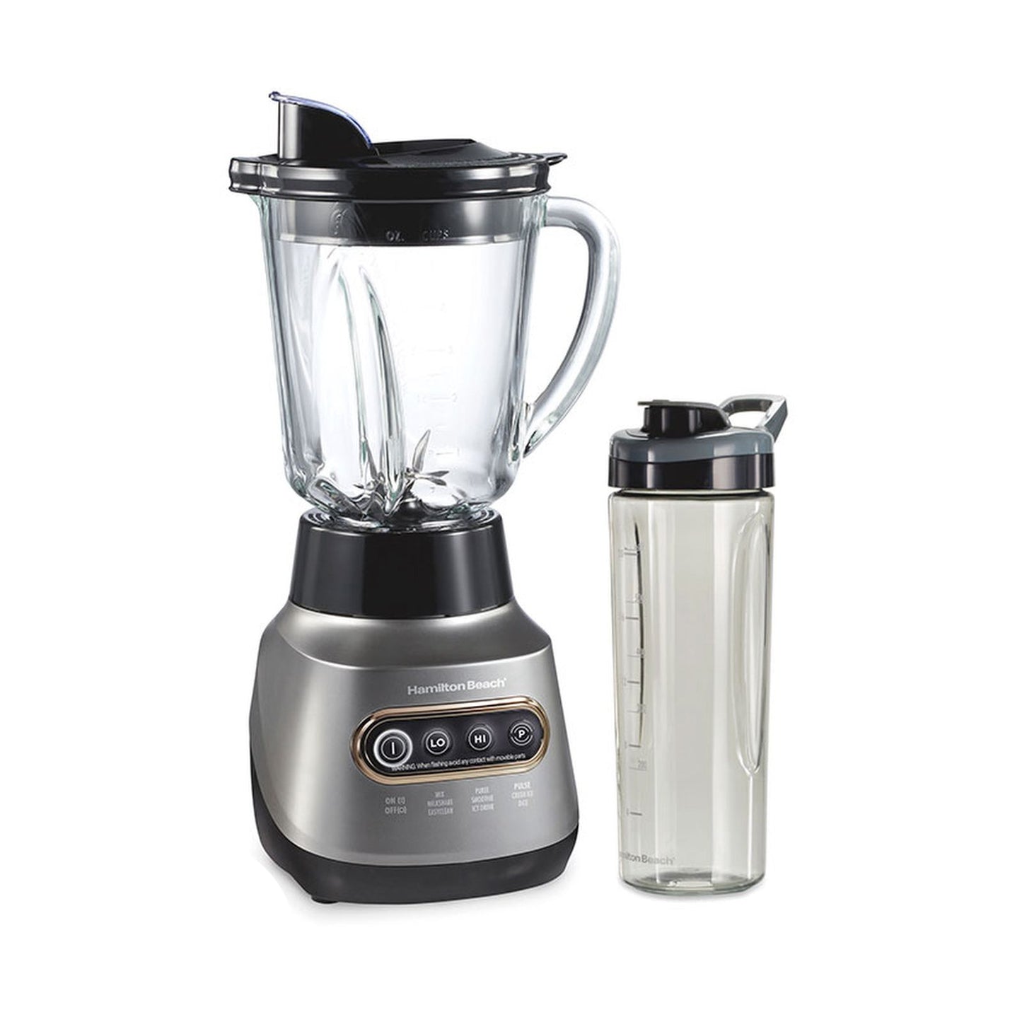 Licuadora Hamilton Beach Vaso de Vidrio 1.2 Litros Gris 58181J
