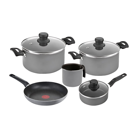 Batería de Cocina T-fal Talent 8 Piezas Gris 5820600