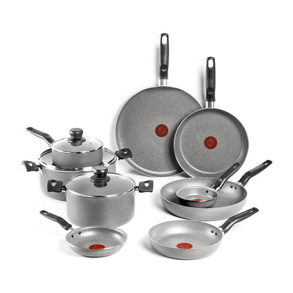 Batería de Cocina T-fal Talent Stone 12 Piezas Gris 5821600