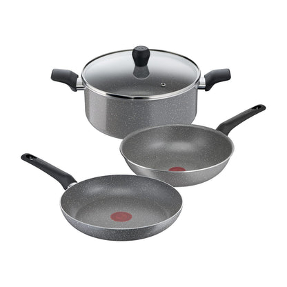 Batería de Cocina T-fal Talent Stone 12 Piezas Gris 5821600