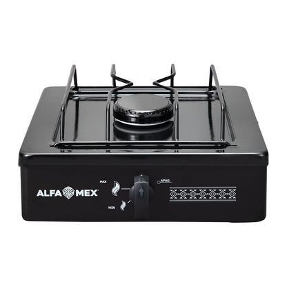 Parrilla de Gas Alfamex 1 Quemador Negra 603