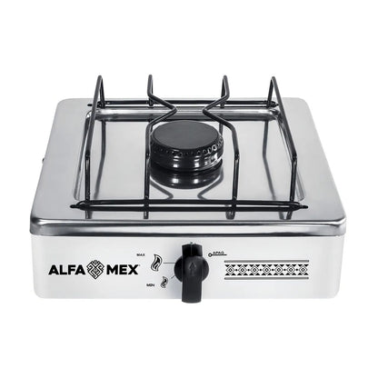 Parrilla de Gas Alfamex 1 Quemador Blanca 603