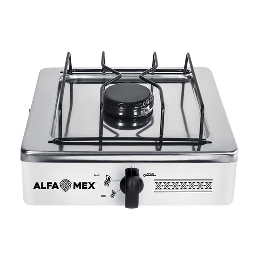 Parrilla de Gas Alfamex 1 Quemador Blanca 603