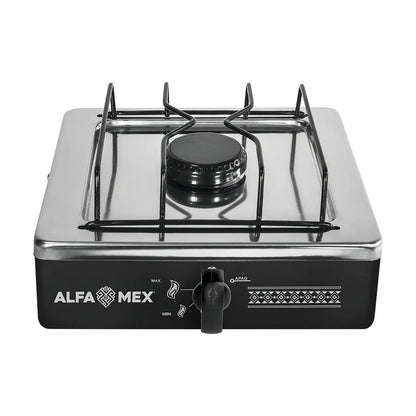 Parrilla de Gas Alfamex 1 Quemador Negra 604