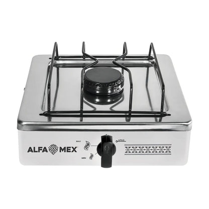 Parrilla de Gas Alfamex 1 Quemador Blanca 604