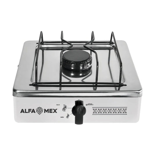 Parrilla de Gas Alfamex 1 Quemador Blanca 604