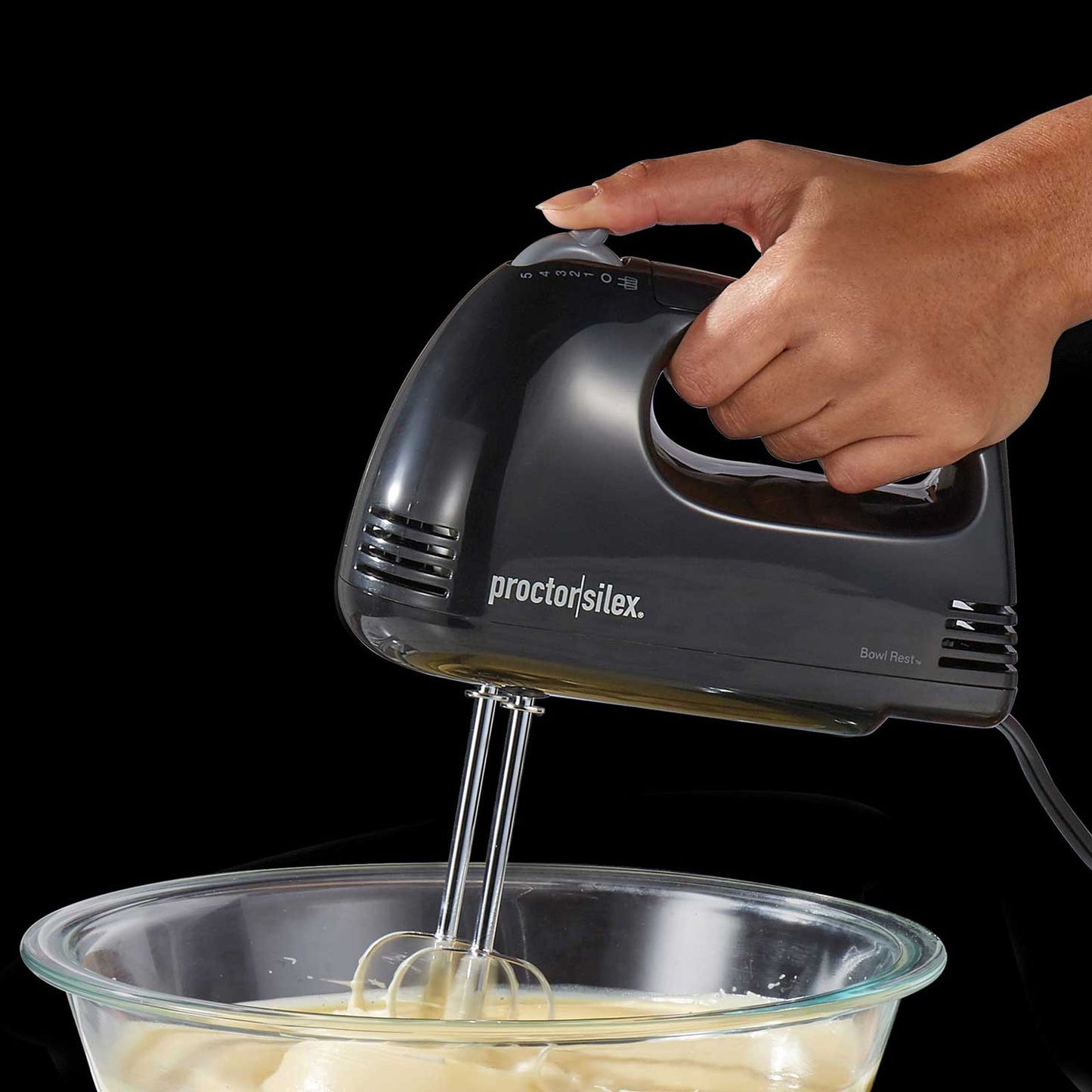 Batidora de Mano Proctor Silex Easy Mix 5 Velocidades Negra 62507G