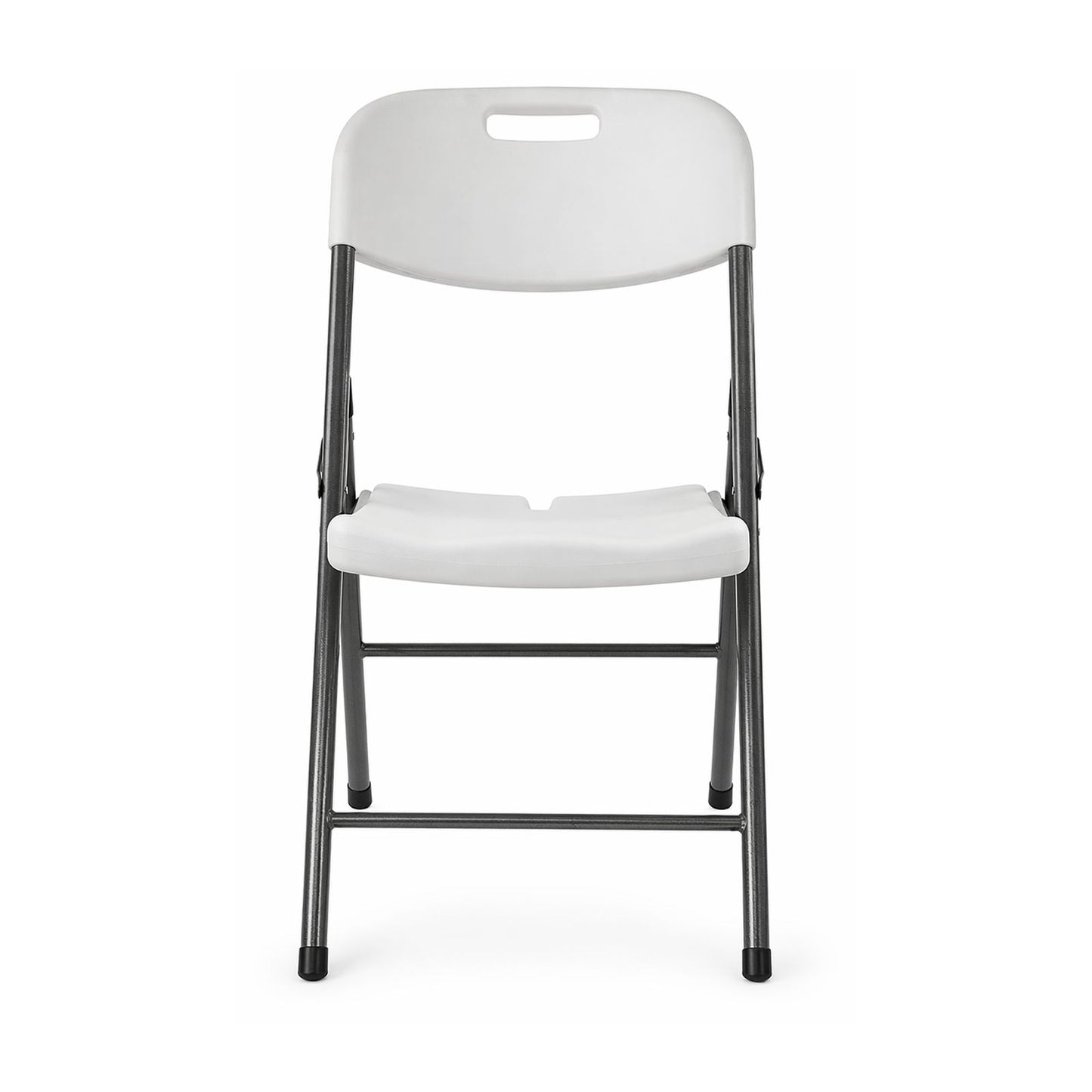 Silla de Plástico Plegable Peldaños Blanca 703327