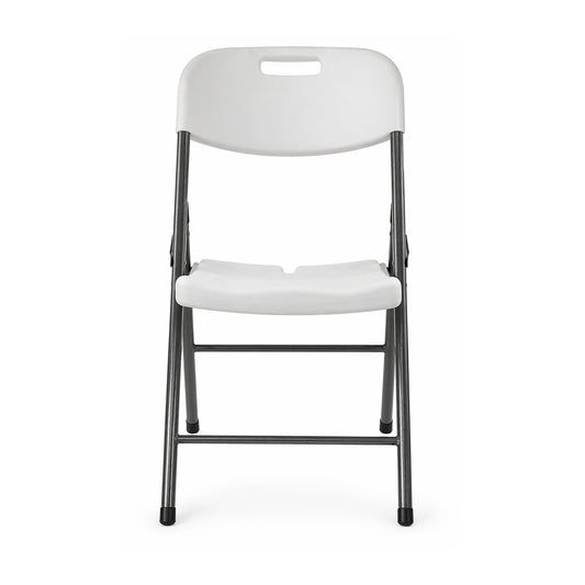 Silla de Plástico Plegable Peldaños Blanca 703327