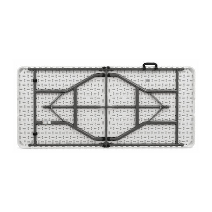 Mesa de Plástico Plegable Peldaños Blanca 703329