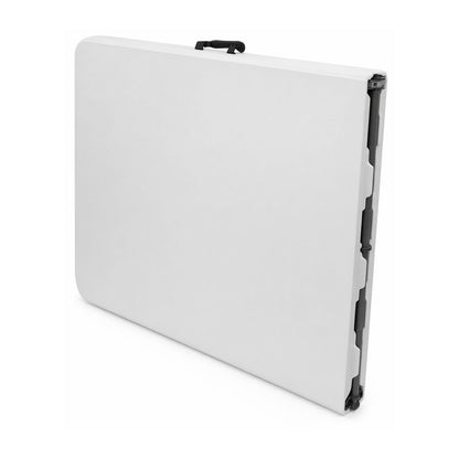 Mesa de Plástico Plegable Peldaños Blanca 703329