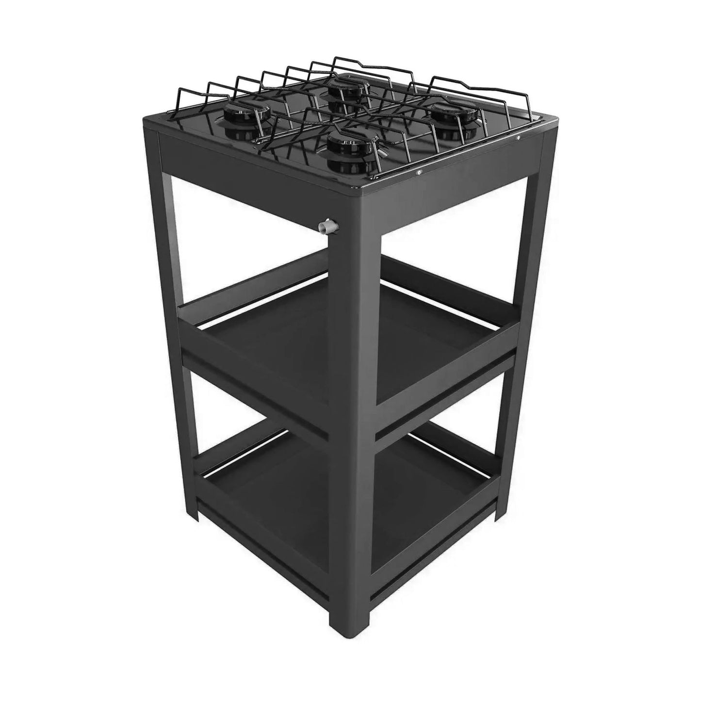 Parrilla de Estante Alfamex 4 Quemadores Negra 711