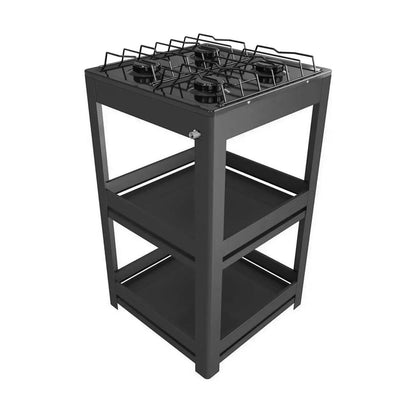 Parrilla de Estante Alfamex 4 Quemadores Negra 711