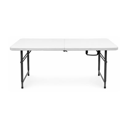 Mesa de Plástico Plegable Peldaños Blanca 711728