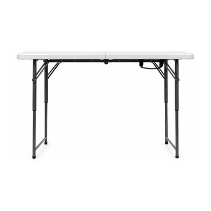Mesa de Plástico Plegable Peldaños Blanca 711728