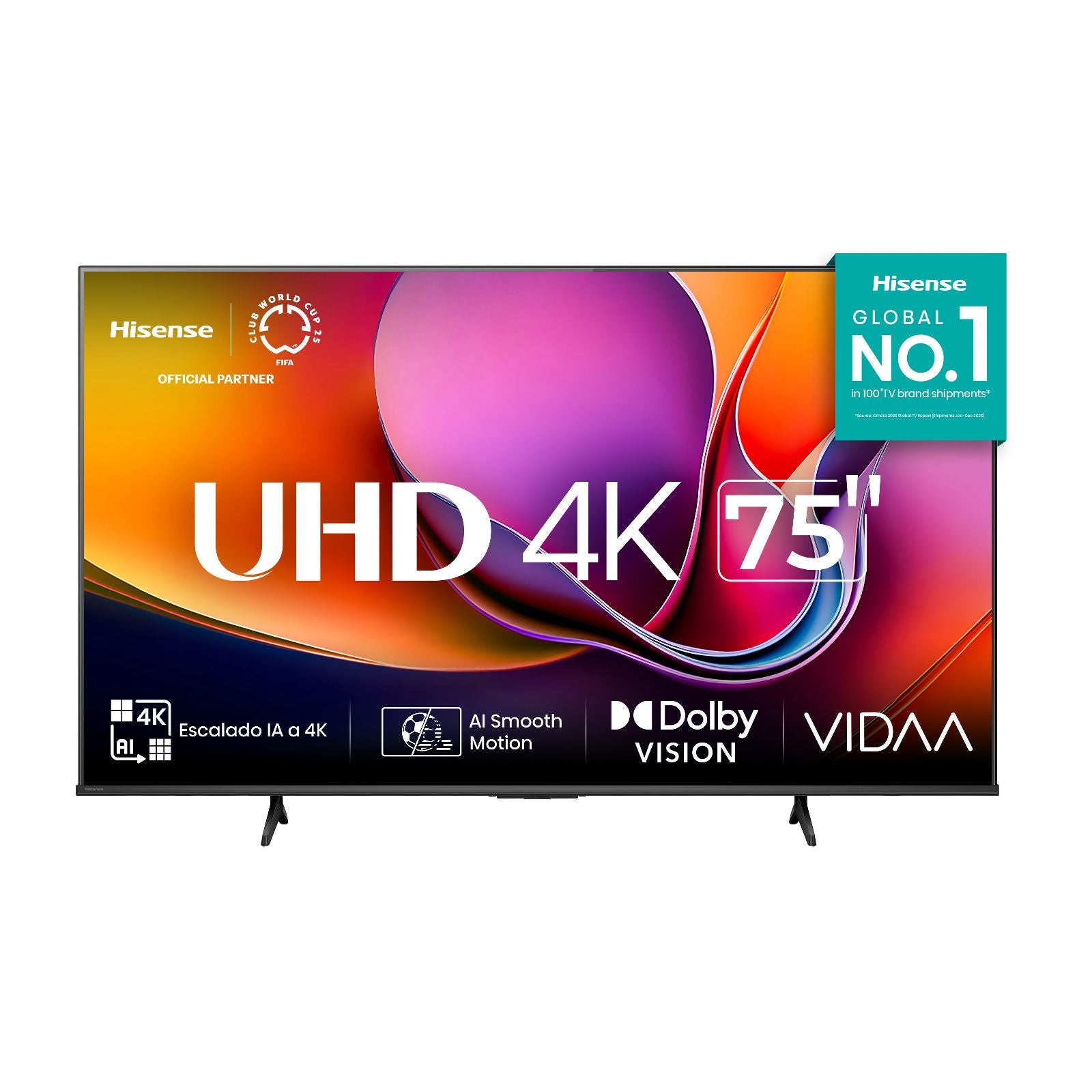 Pantalla 75 Pulgadas Hisense Smart TV 4K UHD 75A65NV – Mega Audio