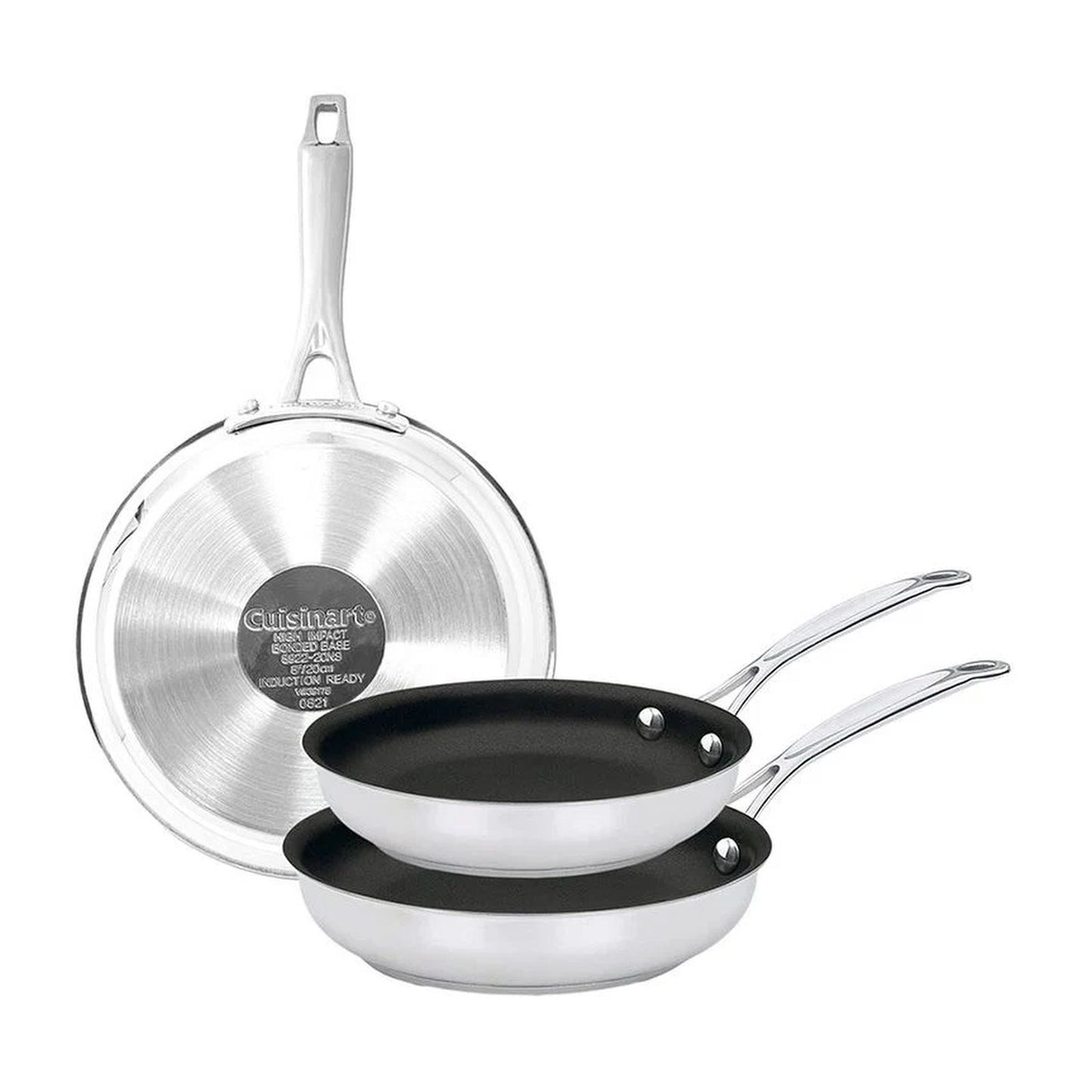 Juego de Sartenes Cuisinart 3 Piezas Gris 8922-3NSPKES