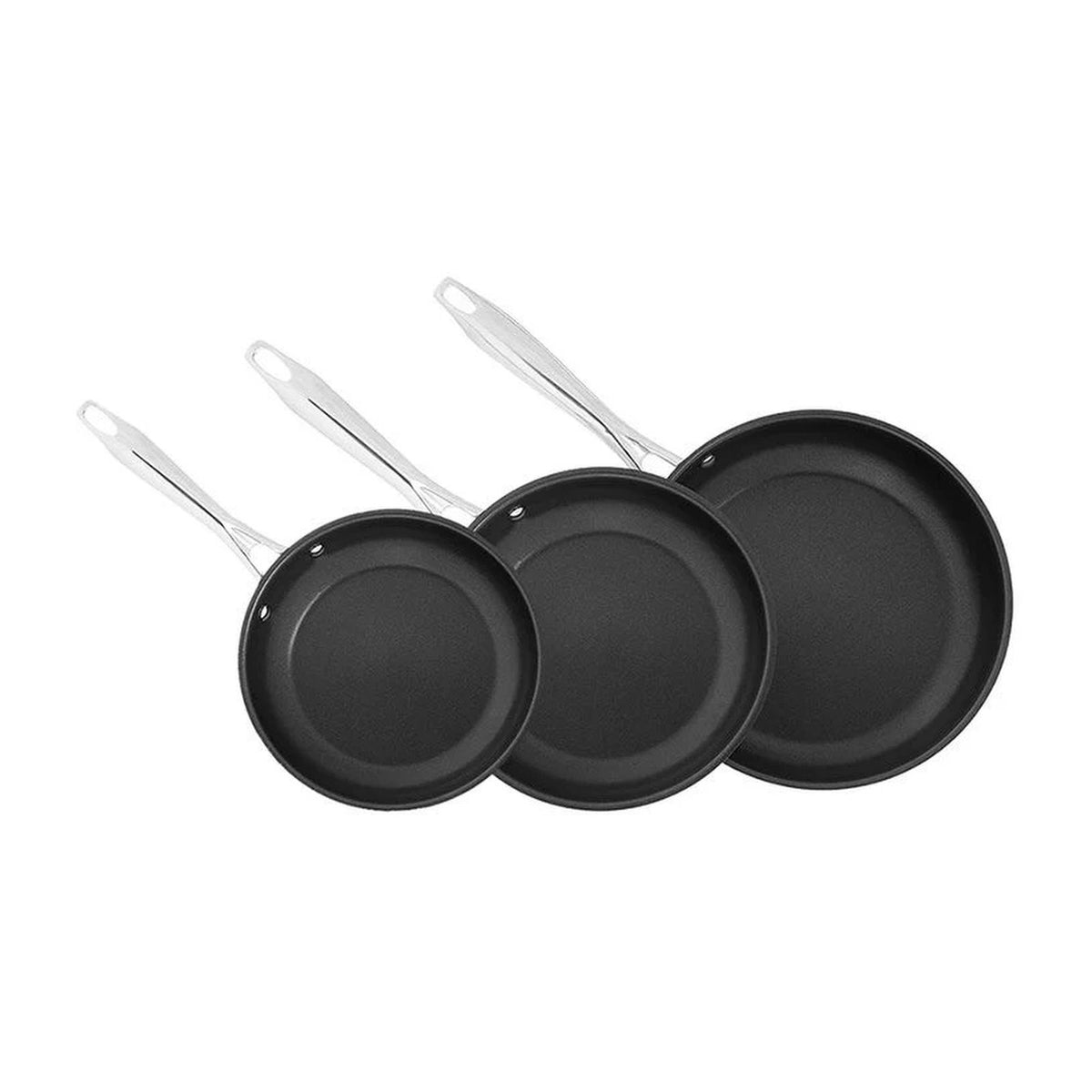 Juego de Sartenes Cuisinart 3 Piezas Gris 8922-3NSPKES