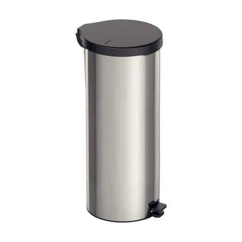 Basurero de Pedal Tramontina New 30 Litros Acero Inoxidable Gris 94538730